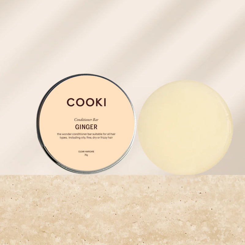 Cooki Haircare Ginger Conditioner Bar With Tin 75g
