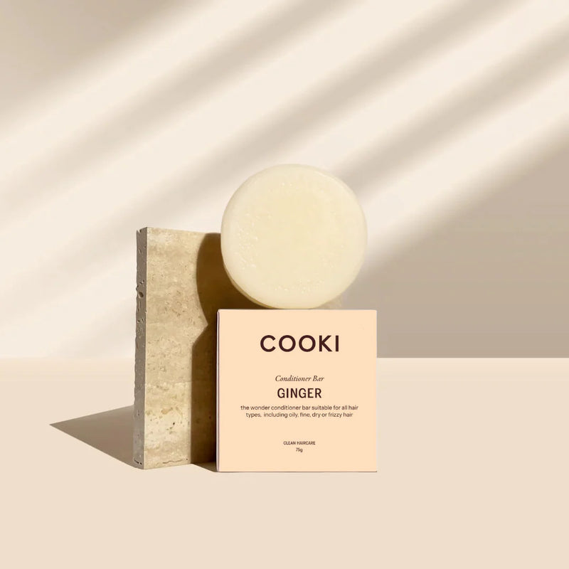 Cooki Haircare Ginger Conditioner Bar With Tin 75g