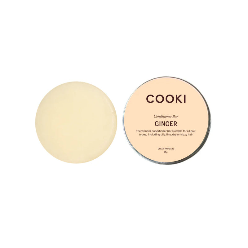 Cooki Haircare Ginger Conditioner Bar With Tin 75g