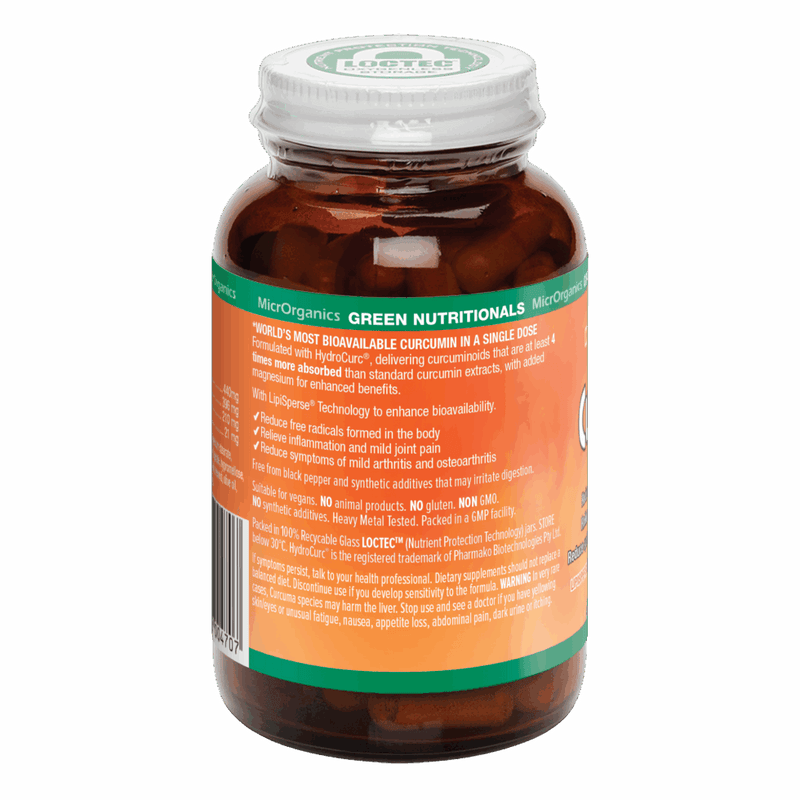 Green Nutritionals Bioavailable Curcumin 30 Vegan Capsules - High Absorption Antioxidant for Joint Pain & Inflammation Relief