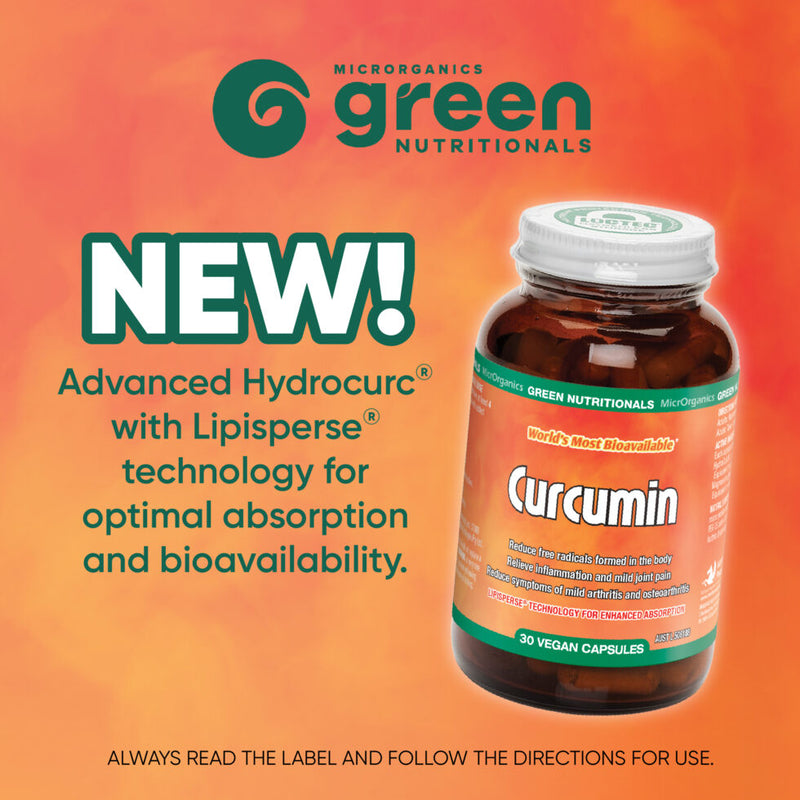 Green Nutritionals Bioavailable Curcumin 30 Vegan Capsules - High Absorption Antioxidant for Joint Pain & Inflammation Relief
