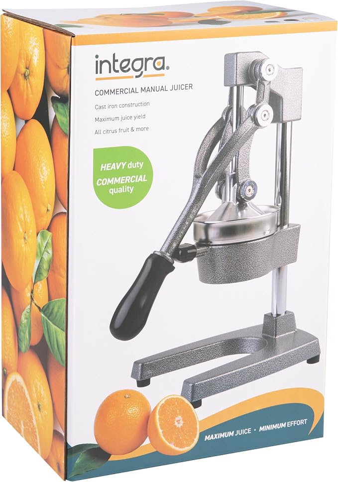 Integra Cast Iron Commercial Manual juicer Grey