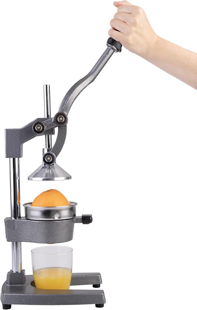 Integra Cast Iron Commercial Manual juicer Grey