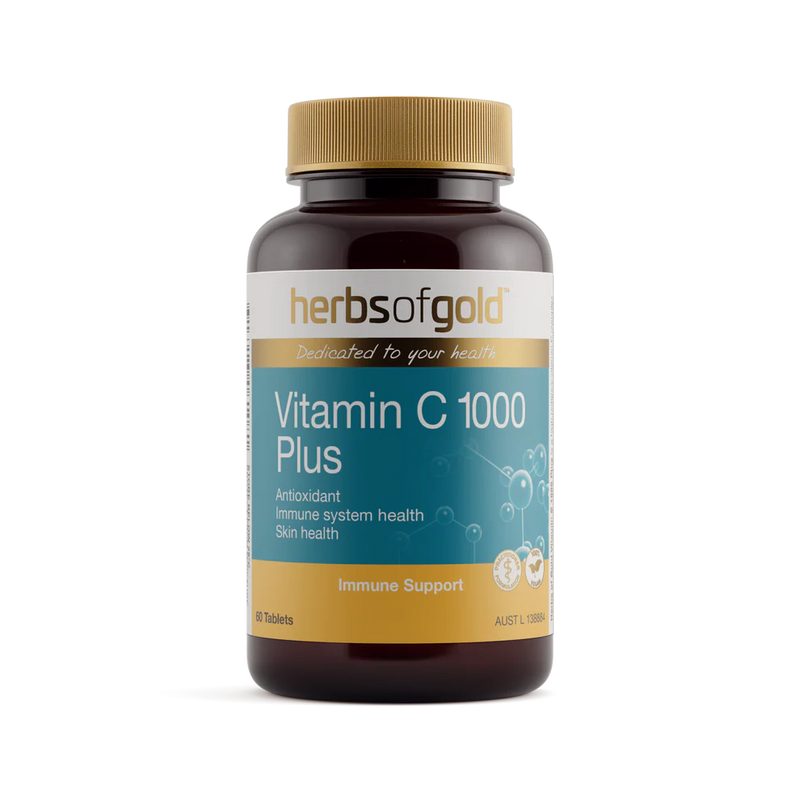 HERBS OF GOLD Vitamin C 1000 Plus Zinc and Bioflavonoids