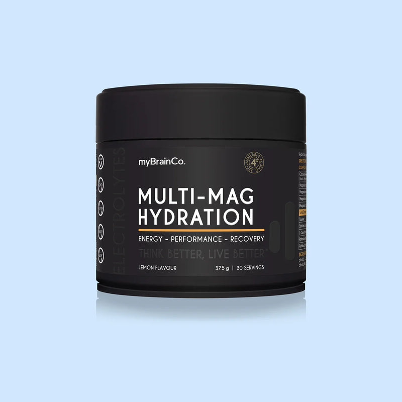 My Brain Co Multi-Mag Hydration Lemon Flavour 375g / 30 serves