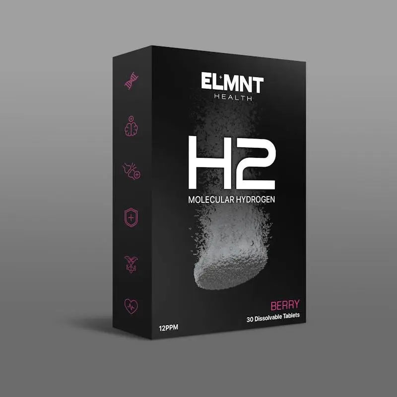 ELMNT H2 Hydrogen Water Tablets Berry 30 Blister Pack – Molecular Hydrogen Hydration Tablets
