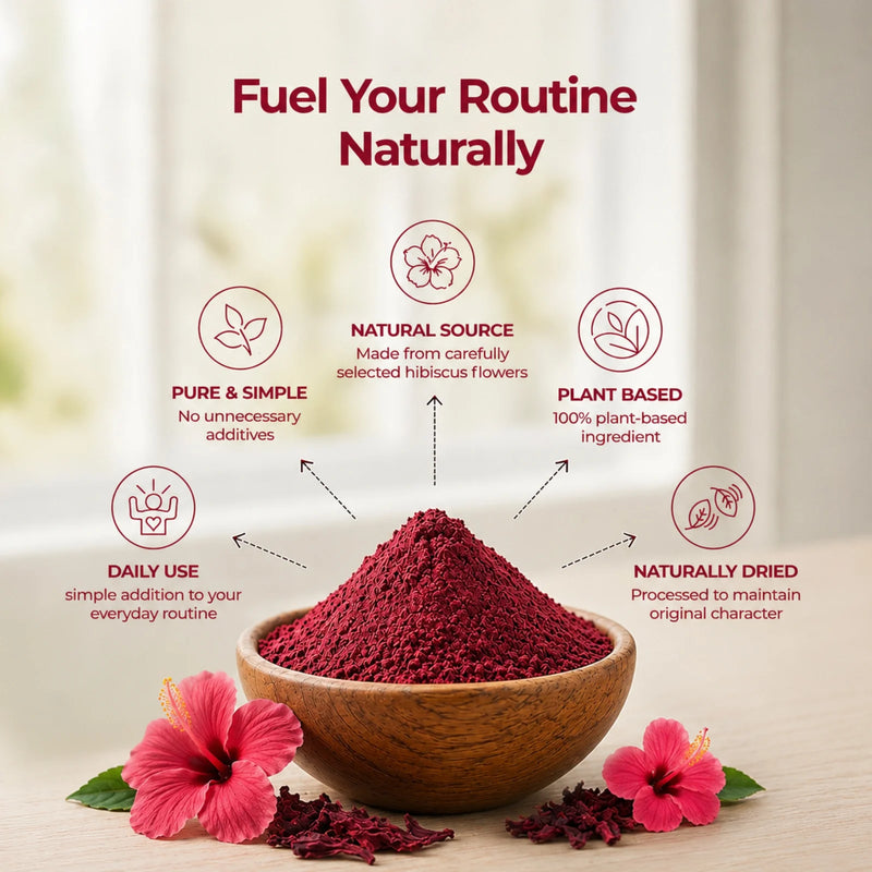 NutraHike Organic Hibiscus Powder 100g