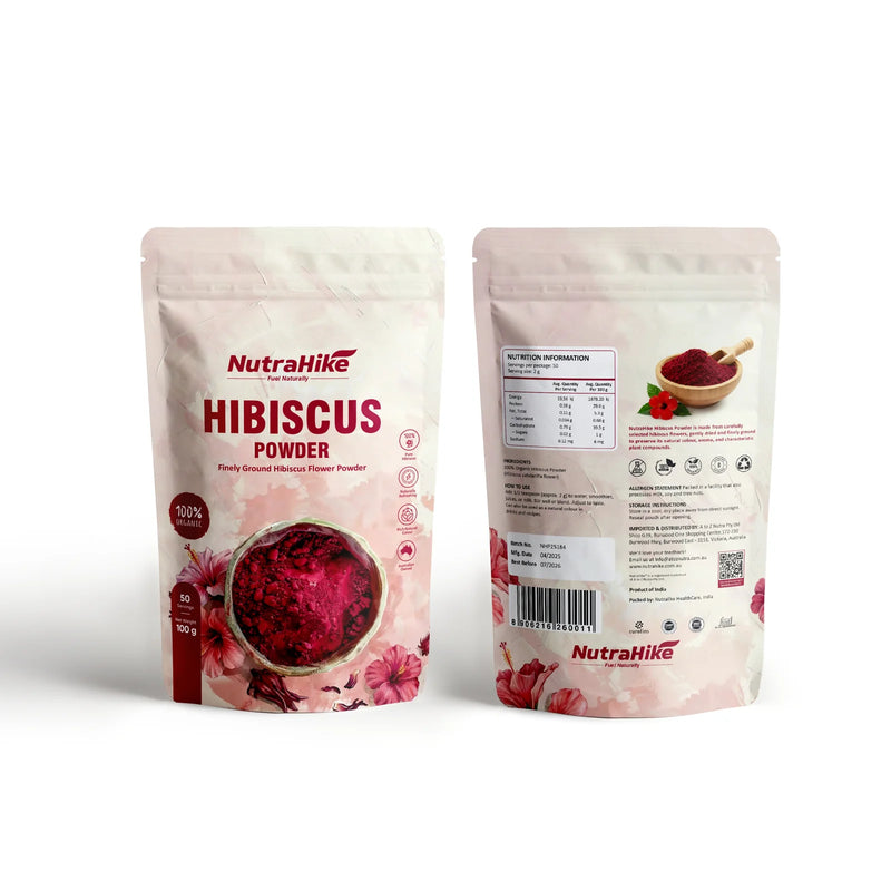 NutraHike Organic Hibiscus Powder 100g