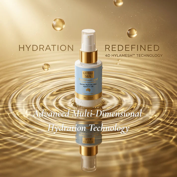 La'Fille Sia Luxury Hyaluronic Acid Serum 30ml – Hydrating Facial Serum | Australian Made