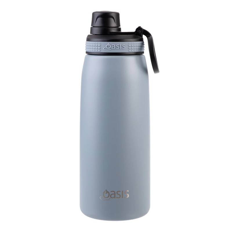 Oasis 780ml Stainless Steel Drink Bottle – Insulated Screw Cap | Hazy Blue