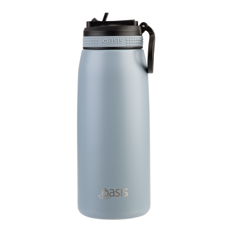Oasis Stainless Steel Double Wall Insulated Sports Bottle 780ml – Hazy Blue | Large Capacity Vacuum Sports Drink Bottle