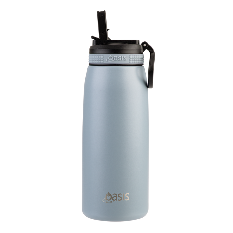 Oasis Stainless Steel Double Wall Insulated Sports Bottle 780ml – Hazy Blue | Large Capacity Vacuum Sports Drink Bottle