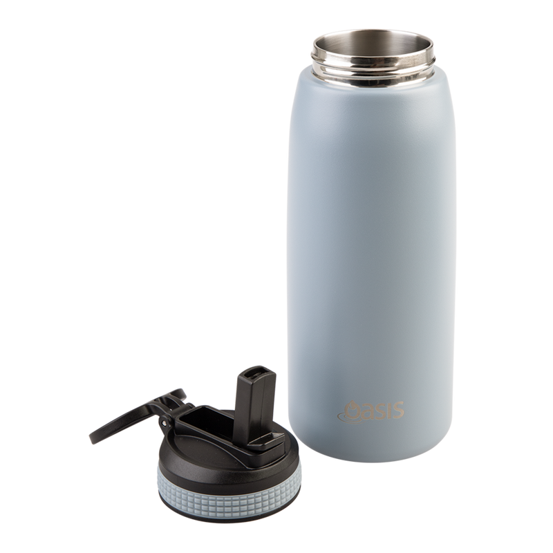 Oasis Stainless Steel Double Wall Insulated Sports Bottle 780ml – Hazy Blue | Large Capacity Vacuum Sports Drink Bottle