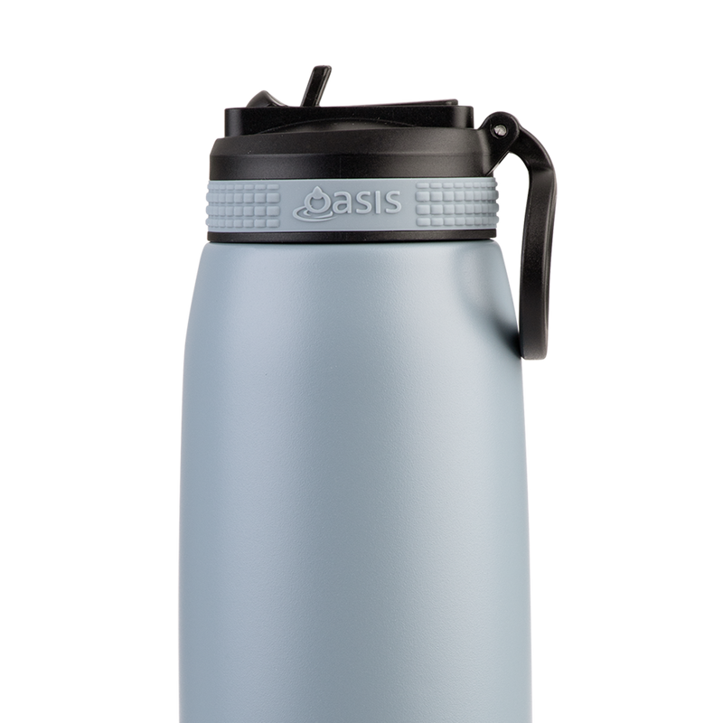 Oasis Stainless Steel Double Wall Insulated Sports Bottle 780ml – Hazy Blue | Large Capacity Vacuum Sports Drink Bottle