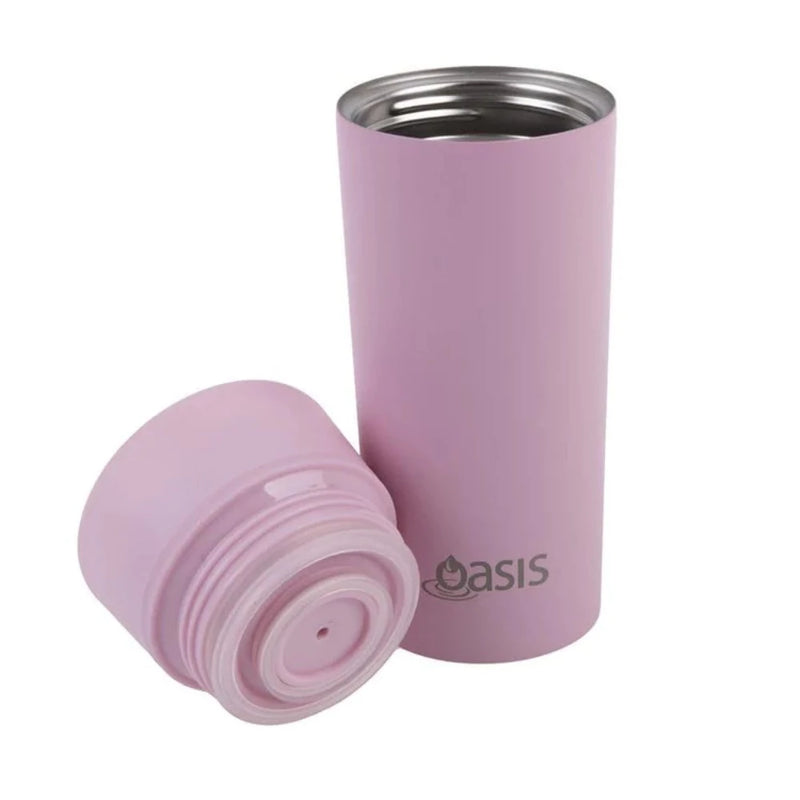 Oasis S/S D/W Insulated travel mug 360ml Carnation