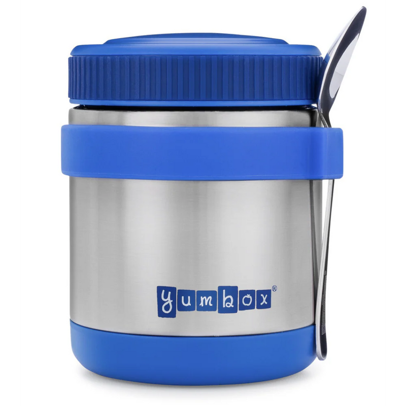 YumBox Zuppa S/S Triple Wall Ther Food Jar w Spoon 420ml (Neptune Blue)