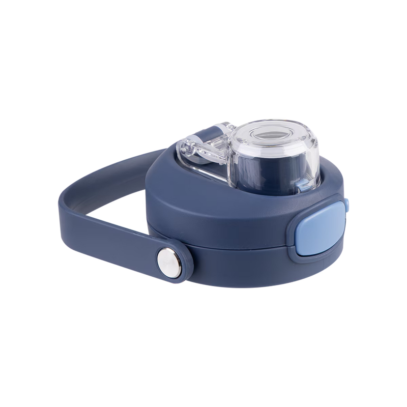 Oasis Ceramic Lined S/S Wall T/Wall INS. Capri Drink Bottle W/ Quick Release Lid 750ml (Indigo)