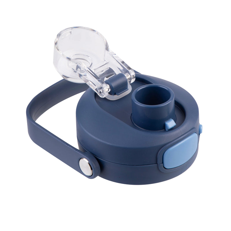 Oasis Ceramic Lined S/S Wall T/Wall INS. Capri Drink Bottle W/ Quick Release Lid 750ml (Indigo)