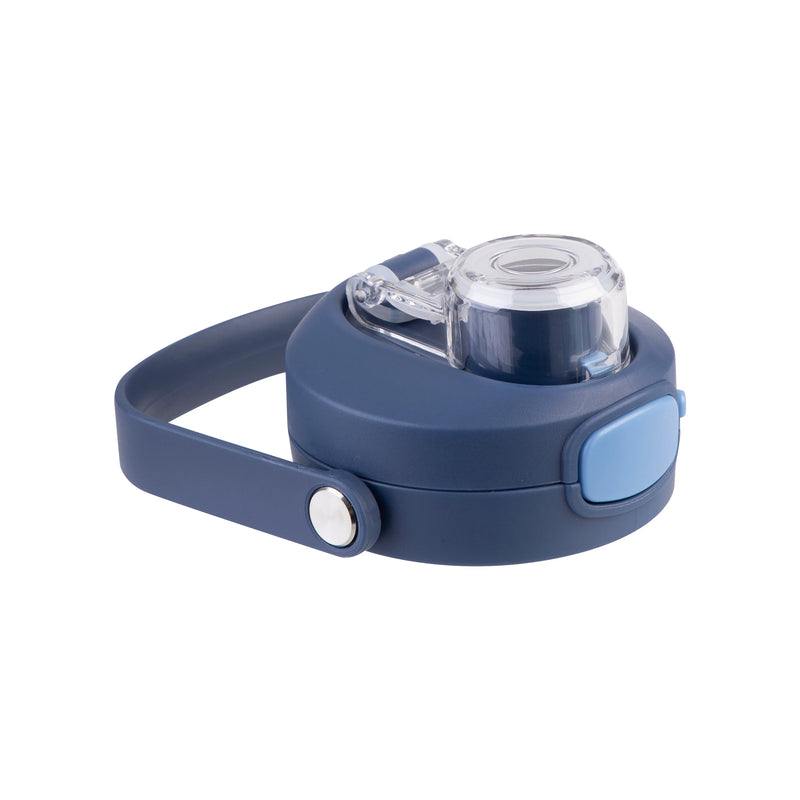 Oasis Ceramic Lined S/S Wall T/Wall INS. Capri Drink Bottle W/ Quick Release Lid 750ml (Indigo)