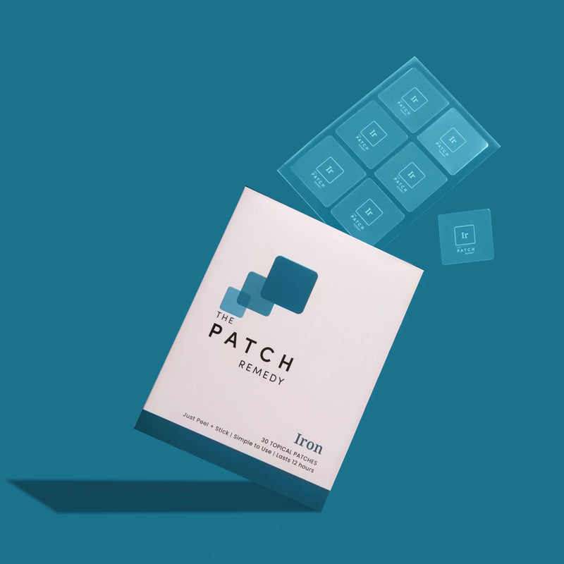 The Patch Remedy Iron 30 Patches – Iron Support Patches for Daily Nutritional Support