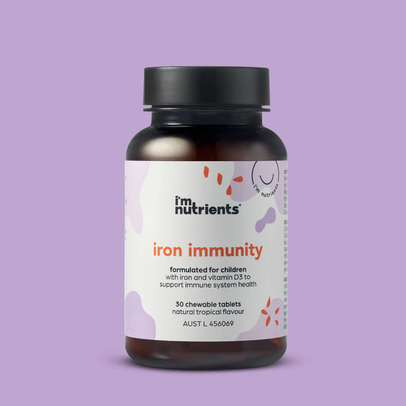 I'm Nutrients Iron Immunity Children's Chewable Tablets 30tb