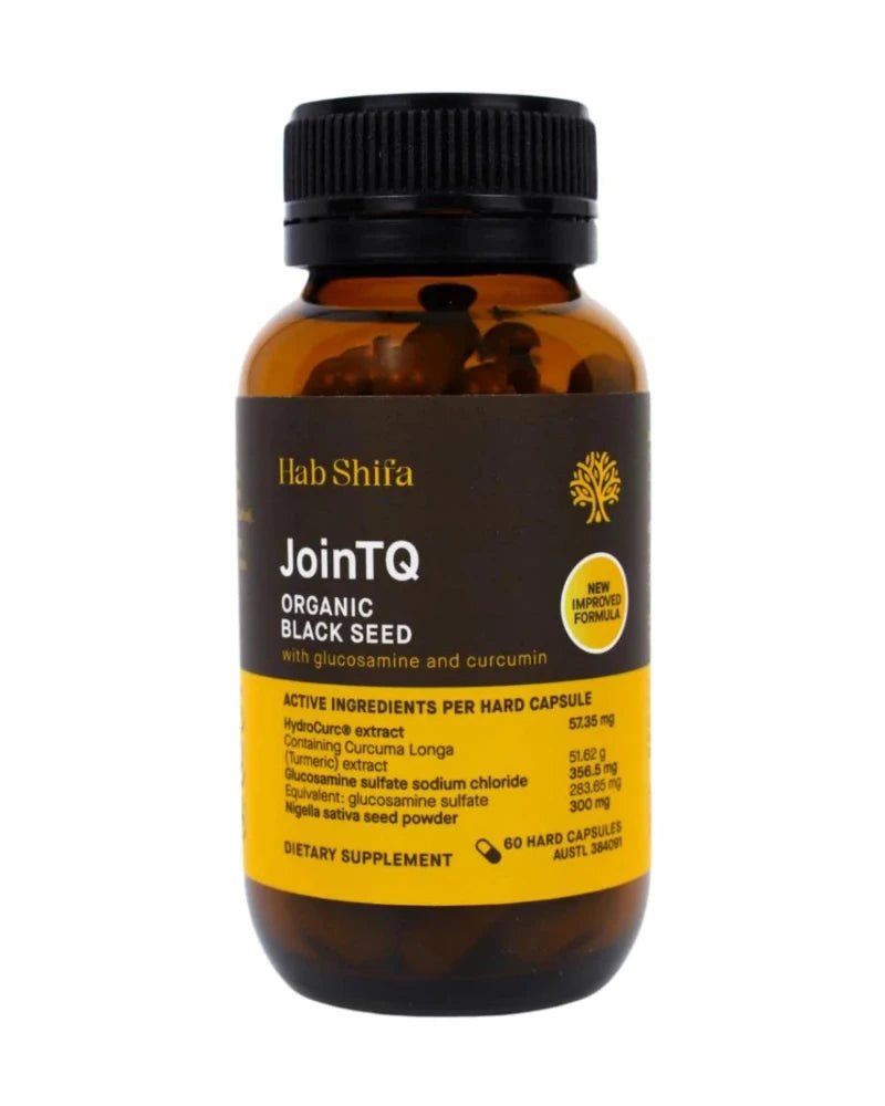 Hab Shifa Joint TQ Organic Black Seed with Glucosamine and Curcumin 60 Cap