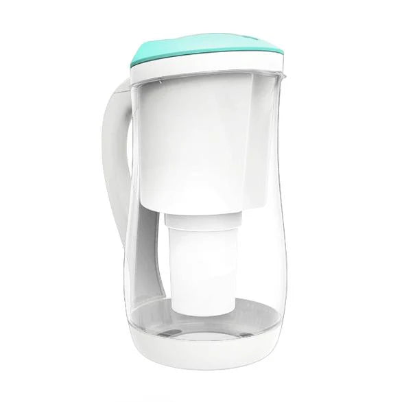 ECOBUD Gentoo Plastic Water Filter Jug Aqua and White 1.5L