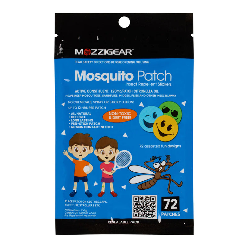 Mozzigear Mosquito patch Kids 72 Pack