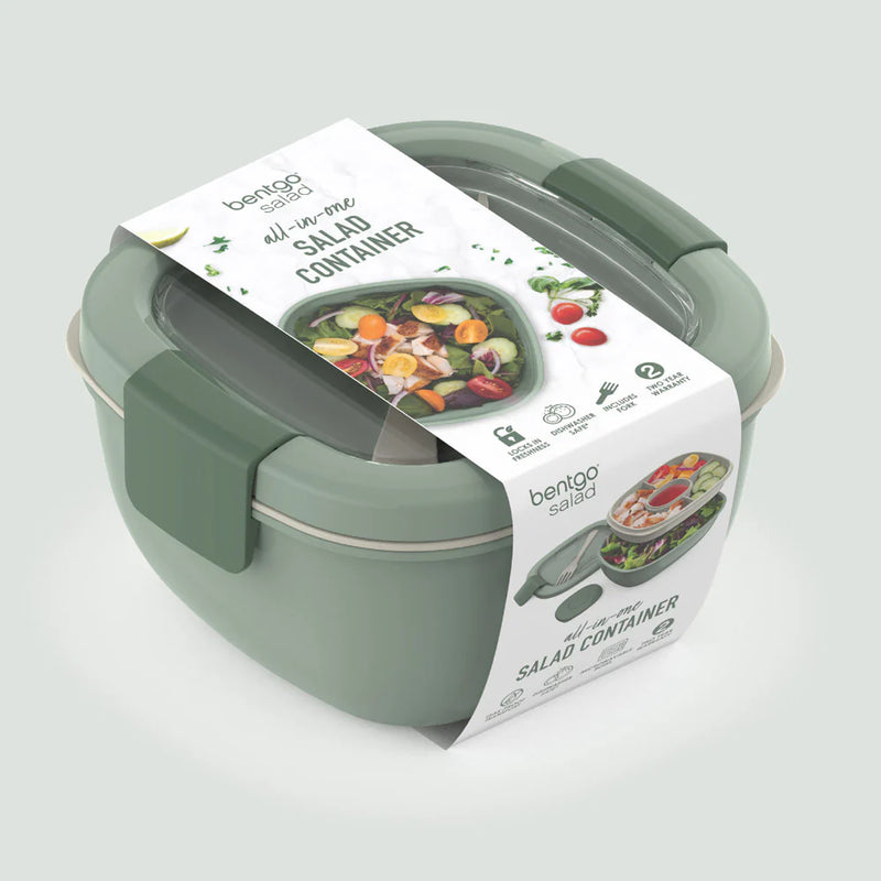 Bentgo All-In-One Salad Container Khaki Green