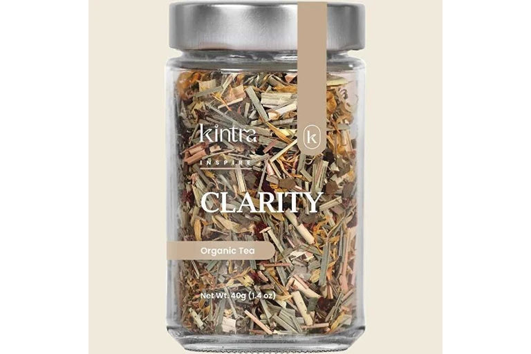 Kintra Foods Clarity Tea 40g – Herbal Tea Blend for Focus, Mental Clarity & Everyday Wellness