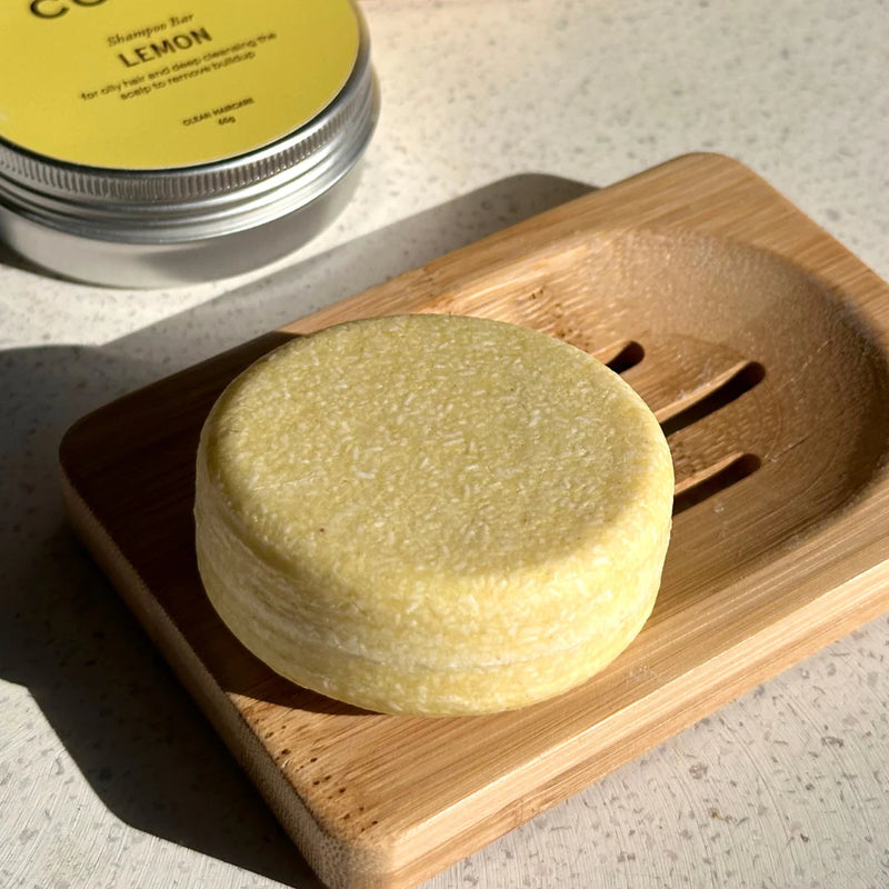 Cooki Haircare Lemon Shampoo Bar With Tin 65g