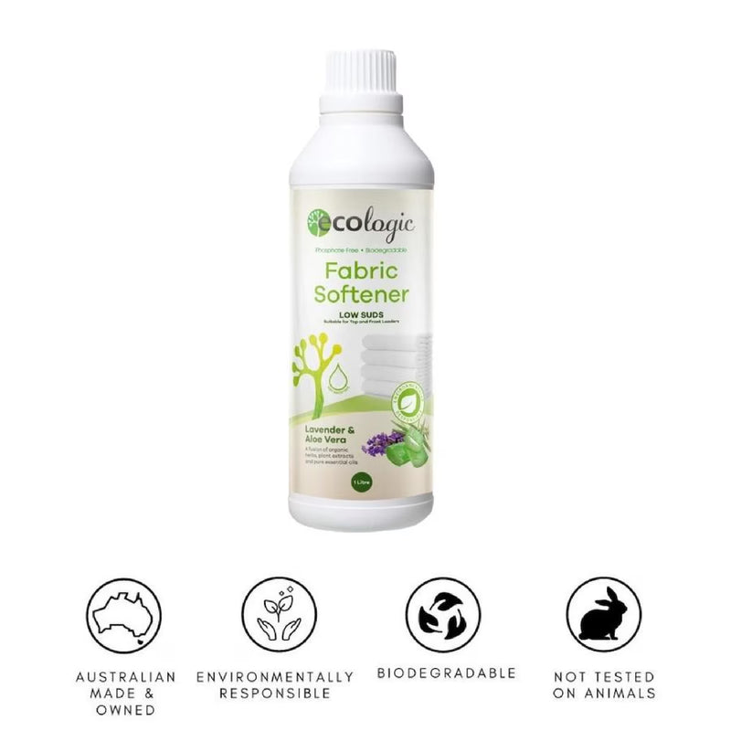 Ecologic Fabric Softener Lavender & Aloe Vera 1 Litre