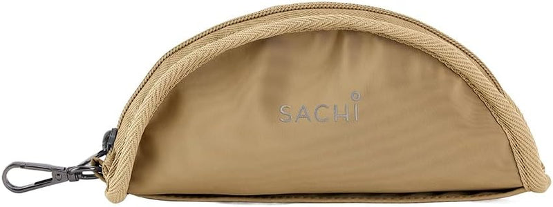 Sachi Pup Bowl Portable Folding Dog Bowl Latte