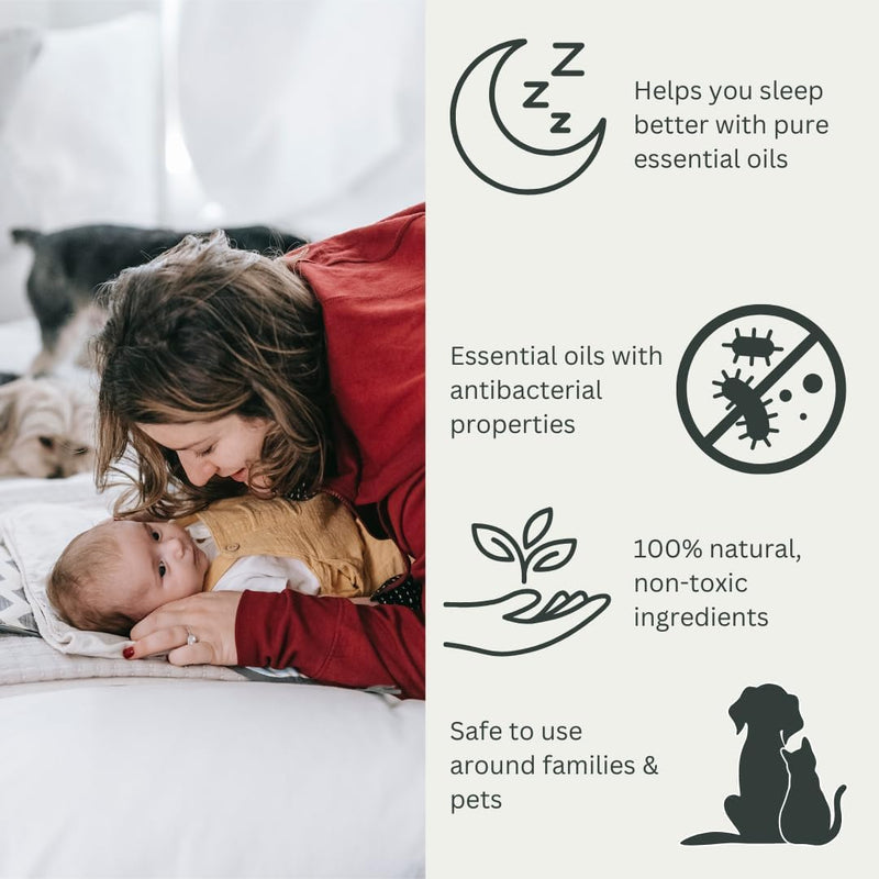 EL Natural Linen & Bedding Spray – 300 ml | Vegan Linen & Mattress Freshener with Neem, Eucalyptus & Lavender