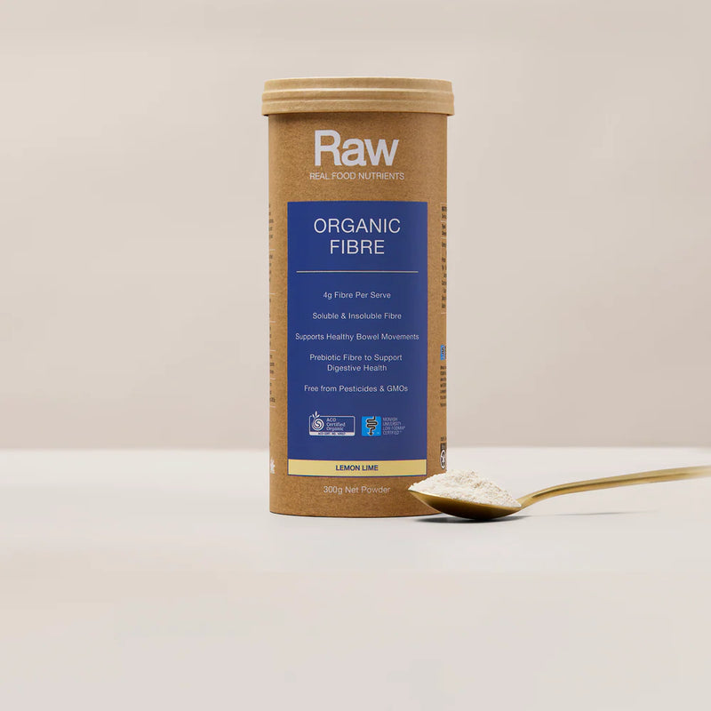 AMAZONIA Raw Real Foods Organic Fibre Lemon Lime 300g