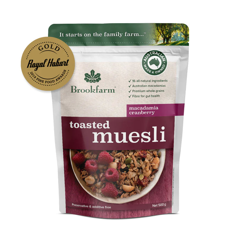 Brookfarm Toasted Cranberry and Macadamia