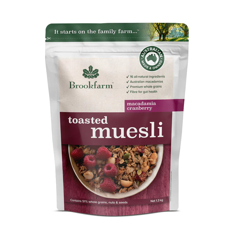 Brookfarm Toasted Cranberry and Macadamia