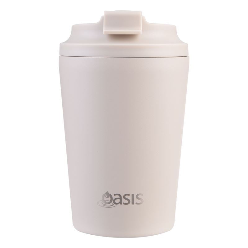 Oasis Ceramic Lined S/S D/Wall Insulated Coffee Cup Oat 360ml