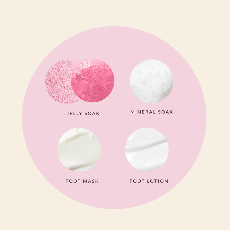 Mitty 4 Step Pedi Kit - Rose