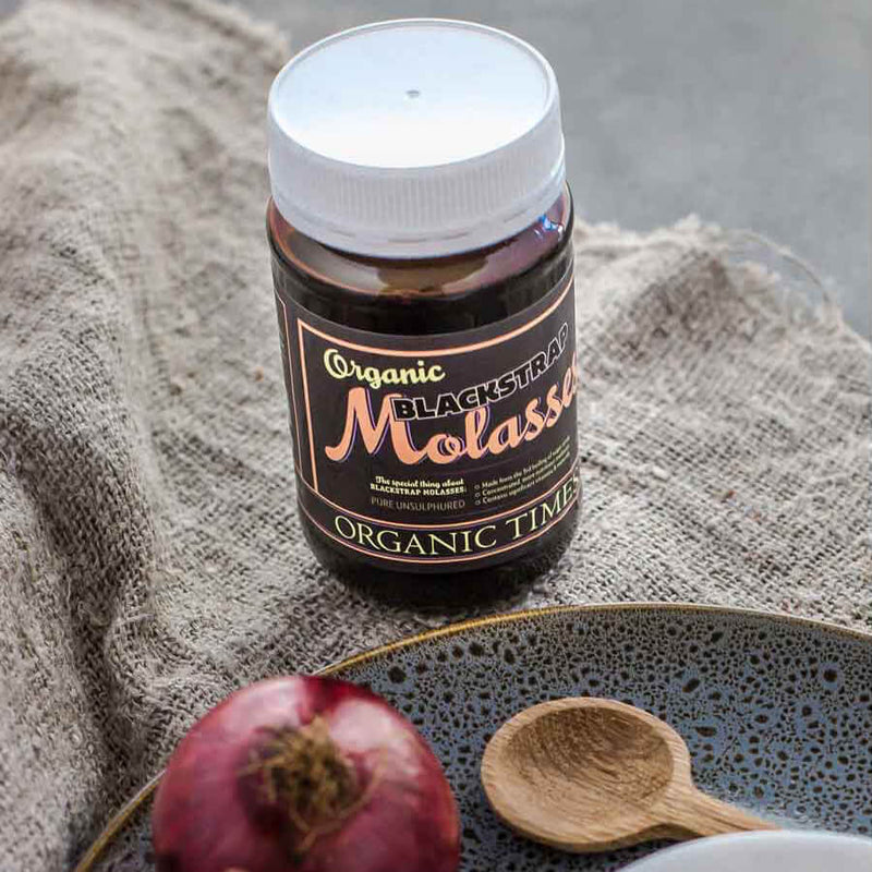 Organic Times Organic Blackstrap Molasses 400g – Natural Mineral-Rich Sweetener