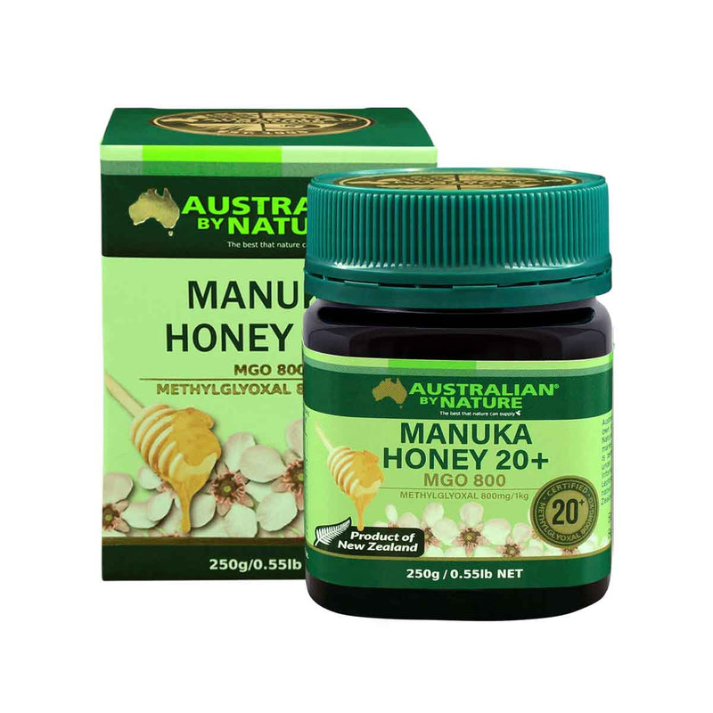 AUSTRALIAN BY NATURE Manuka Honey 20plus MGO 800 - 250gm
