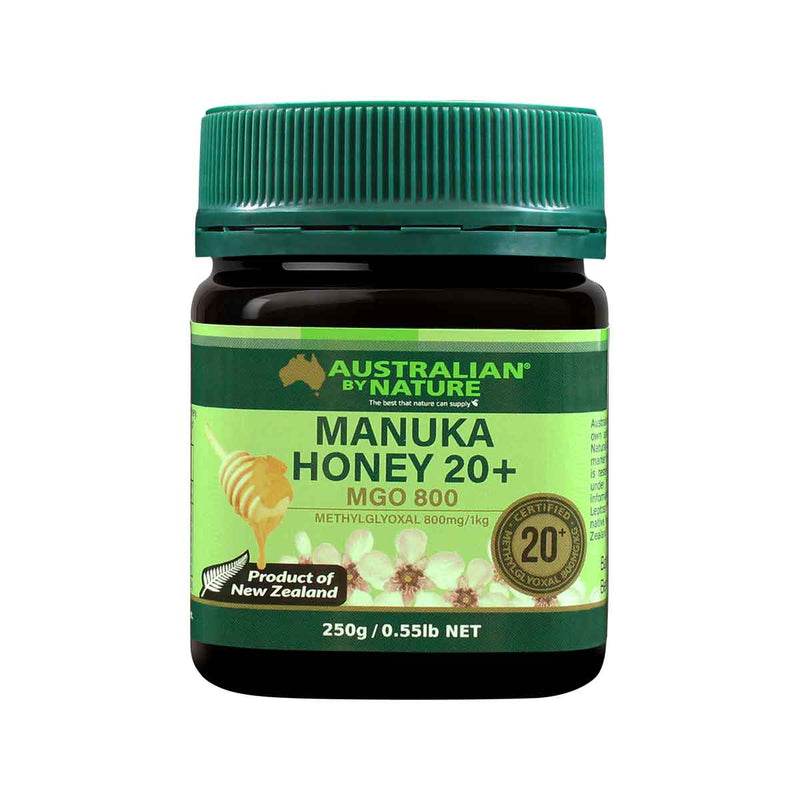 AUSTRALIAN BY NATURE Manuka Honey 20plus MGO 800 - 250gm