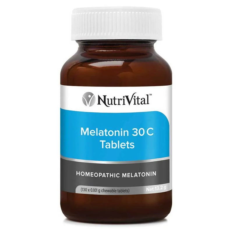 NutriVital Homeopathic Melatonin 30C 130 Tabs