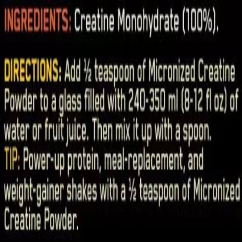 ON Micronized Creatinine Powder 300g