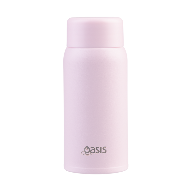 Oasis S/S D/wall Ins. 'Mini Mini' Drink Bottle 150ml Pink Lemonade