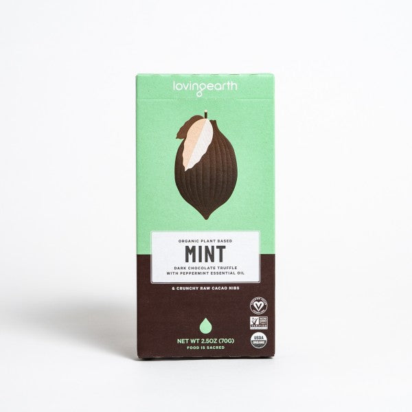 LOVING EARTH Mint Chocolate Bar