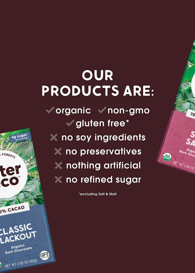 ALTER ECO Chocolate Organic Dark Mint Blackout 75g