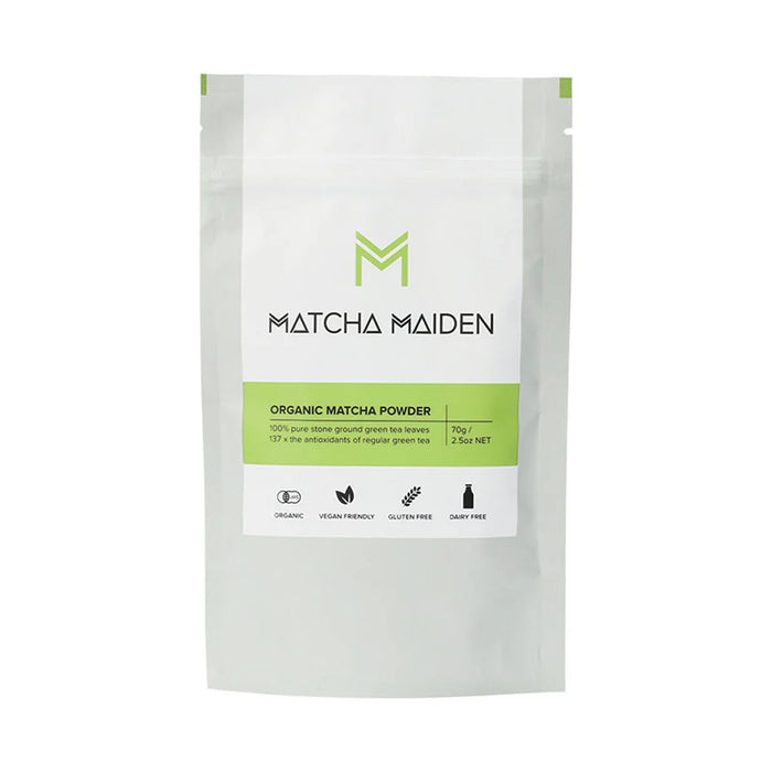 MATCHA MAIDEN Matcha Green Tea Powder 100percent Pure Stone Ground 70g