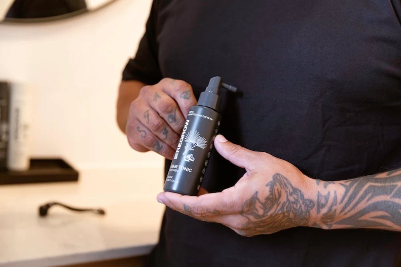 Regrow Natural Hair Tonic For Men 100ml | Vegan Friendly, Cruelty Free, Australian Made, Silicone, Sulfate and Paraben Free