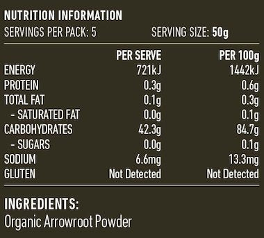 LOTUS Arrowroot Organic Powder 250g